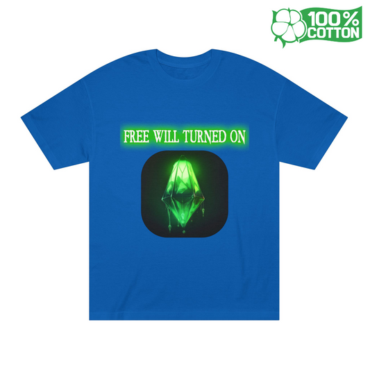 Free Will Turned On  - Unisex Heavy Cotton Tee