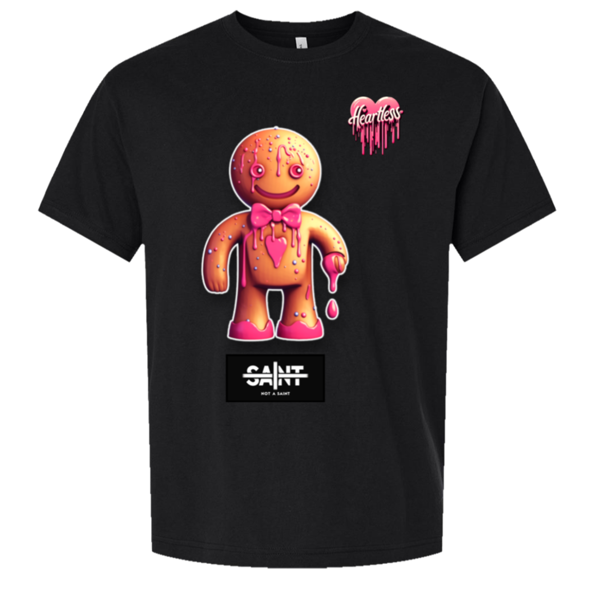 Heartless Ginger — Bella + Canvas 3010 — black
