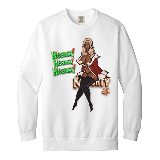 Heaux! Heaux! Heaux! heavyweight sweatshirt in white