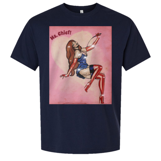 Ms. Chief! — Bella + Canvas 3010 — navy