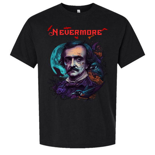 NEVERMORE — Bella + Canvas 3010 oversized tee black