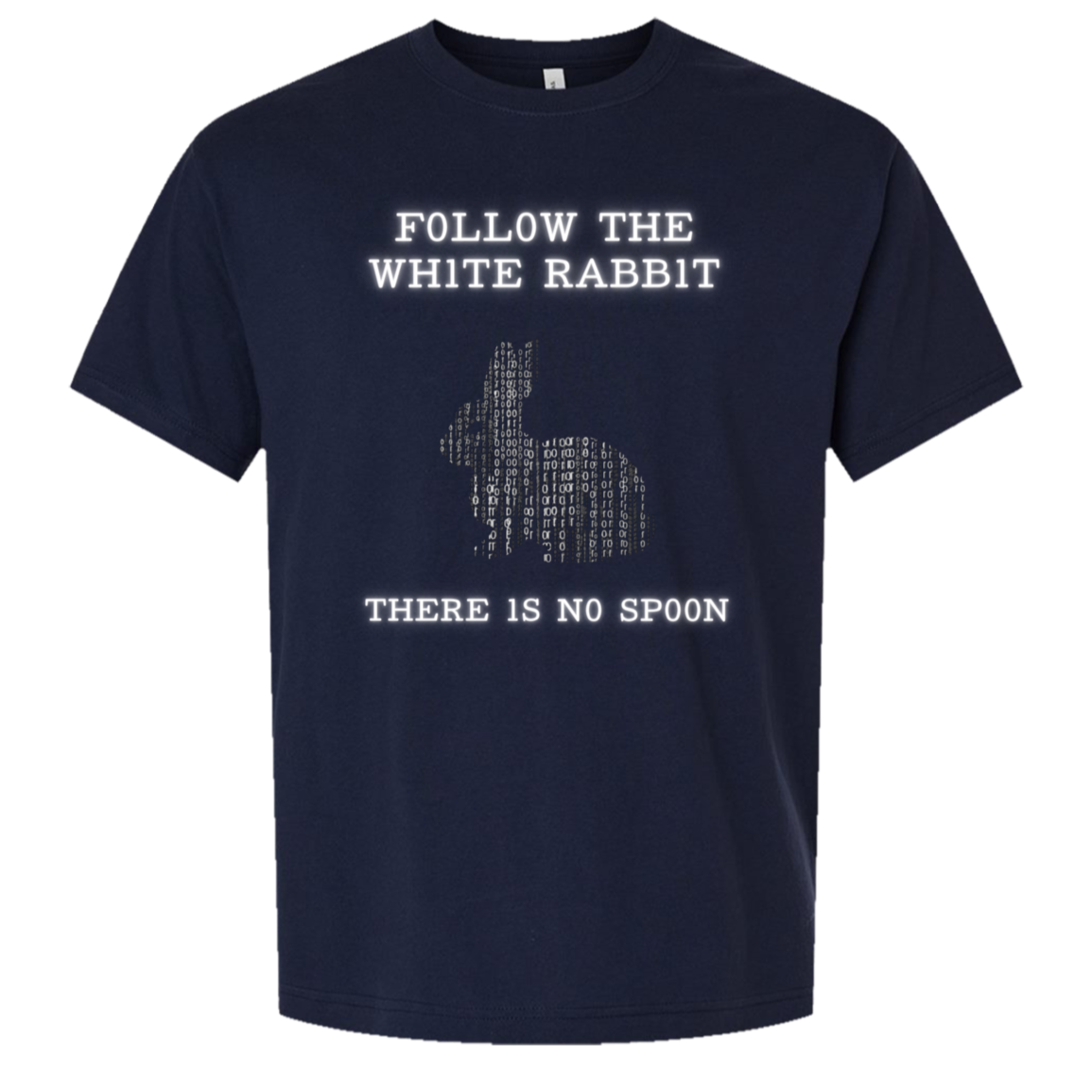 rabbit in Navy — supplier render of corrected print placement