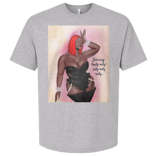 Serving body-ody-ody — Bella + Canvas 3010 — heather