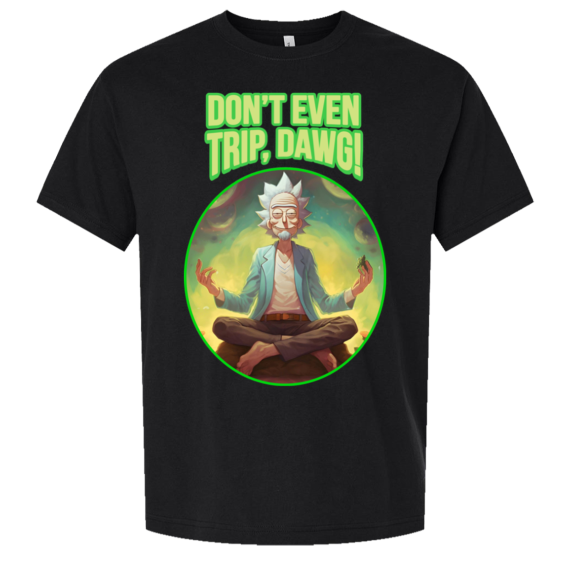 Don't Even Trip, Dawg — Bella + Canvas 3010 oversized tee black